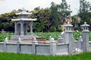 Đá mỹ nghệ cho lăng mộ TD MN 003