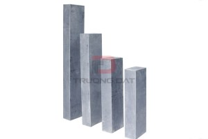 Đá cọc rào mài mịn